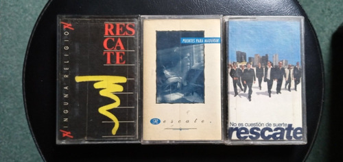 Rescate 3 Cassettes (musica Cristiana)