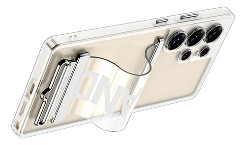 Funda Rígida Transparente De Pc A Prueba De Golpes Para Samsung Galaxy S25 Ultra S25 Plus, Funda Con Pulsera