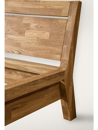 Cama Doble De Madera Maciza 100% Roble Ref: Maciza44