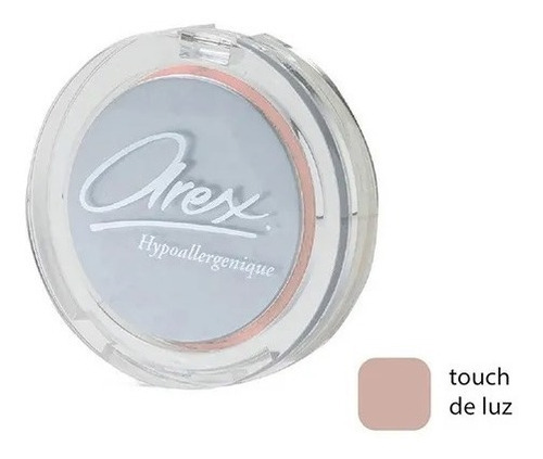 Base de maquillaje en cremoso Arex Polvo Compacto Touch De Luz Hipoalargenico Touch De Luz tono touch de luz