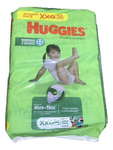 Pañales Huggies Flexi Comfort XXG