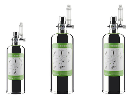 Imagen 1 de 6 de Kit De Sistema De Generador De Co2 De Doble Acuario De 2l