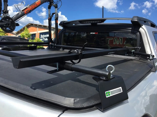 Imagem 8 de 8 de Transbike Mini Rack P/ Pick-up Camionete Eixo 9mm 3/8 Brasil