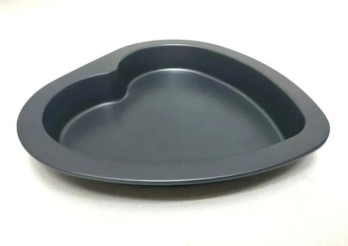 2 Molde Para Pastel Gelatina Forma De Corazon Antiadherente Color Negro