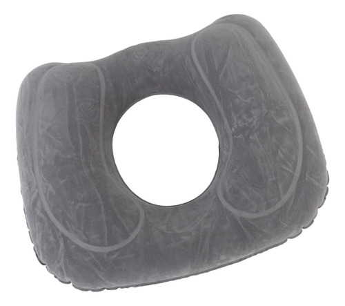 Zn Cojín Inflable Portátil For Silla Con Respaldo De Felpa