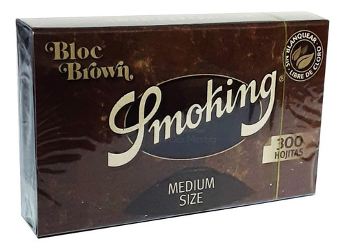 Papéis Para Cigarros Smoking Smoking Brown 300 Bloc 300 Smoking Brown De 1 X 300 U