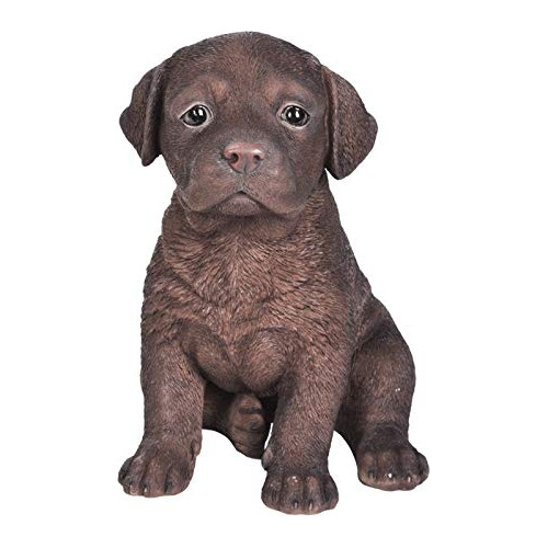 Pacific Giftware Estatua Cachorro Labrador Color Chocolate