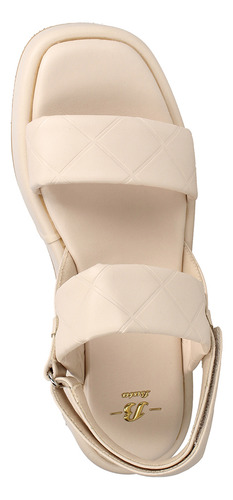 Sandalia Mujer Bata Crystal Blanco