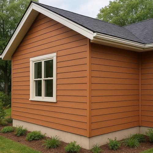 Pack De 5 Revestimientos Siding Wpc Exterior Color Madera Cl