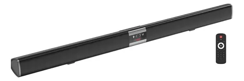 Barra De Sonido Para Tv De 300 Wpmpo Bluetooth Steren Bsd105 Color Negro