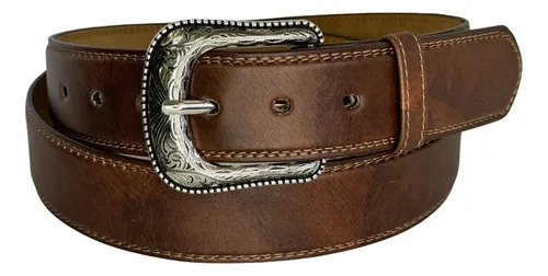 comprar Cinturón De Piel Vacuna Con Hebilla Vaquera