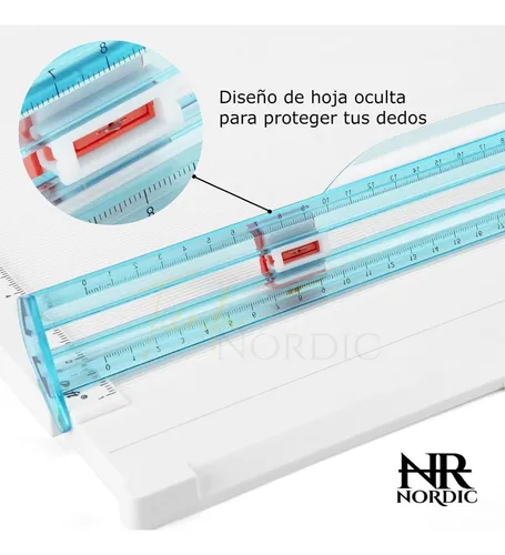 Cortadora De Papel - Cizalla 2 En 1 Plegadora De Papel