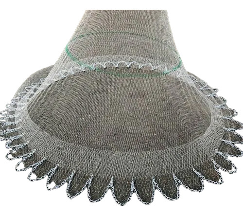 Tarrafa Corrente Malha 8 Fio 0,50mm 25mts Circunferência