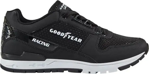 Tenis De Caballero  Casual Goodyear Racing Y379 Color Negro