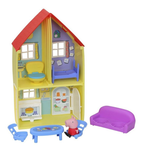 Casa De Peppa Pig Con 2 Figuras Incluidas