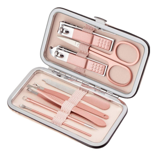 Juego De Manicura, 8 En 1, Kit De Pedicura Profesional