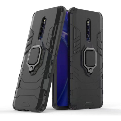 Funda Protectora De Pc Y Tpu Negra For Vivo X27 Pro