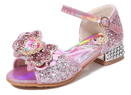 Zapatos De Tacón Alto Para Niños Frozen Summer Princess Elsa