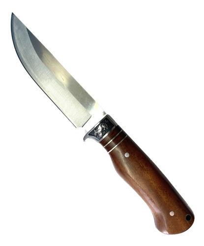 Cuchillo Acero Inoxidable 440 Campo Asado Caza Mango Madera