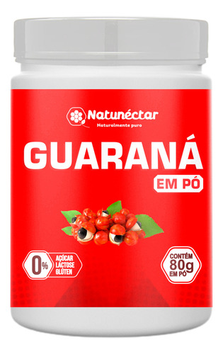 Guaraná Em Pó - 80g - Natunéctar