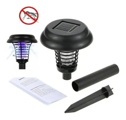 Lampara Luz Solar Mata Mosquitos Insectos Masca Uv 2 Modos  