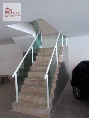 Imagem 3 de 10 de Apartamento Com 2 Dormitórios À Venda, 59 M² Por R$ 350.000,00 - Utinga - Santo André/sp - Ap3198