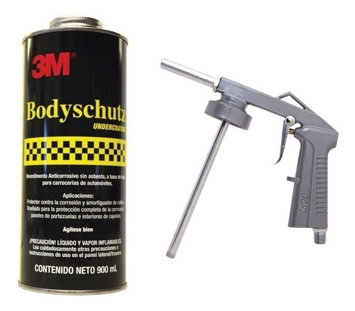 3m Body Recubrimiento Anticorrosivo Bodyschutz + Pistola