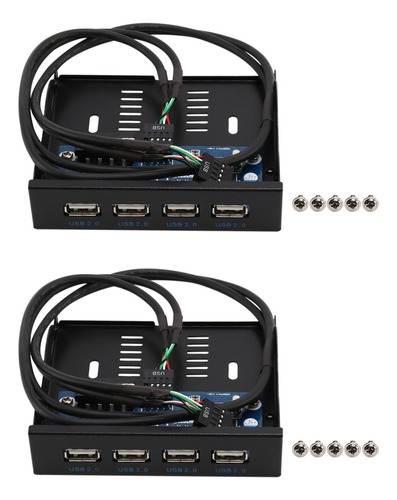 Panel Frontal E, 2 Unidades, De 3,5 Pulgadas, Floppy Bay, 4