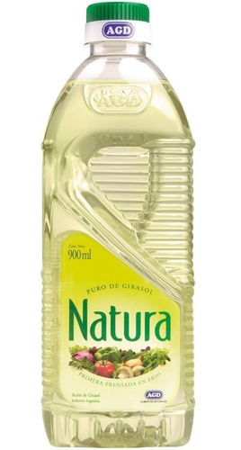 Aceite Natura Girasol Botella De 900 Cc Pack 6 Unidades