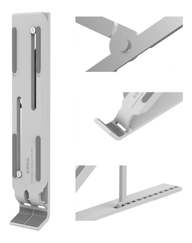 Imagen 2 de 6 de Soporte Base Para Notebook Ergonómico Regulable Portátil
