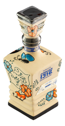Tequila Código 1316 Extra Añejo Cerámica Frida Kahlo 750 Ml