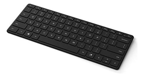 Teclado Compacto Microsoft Designer, Negro Mate.