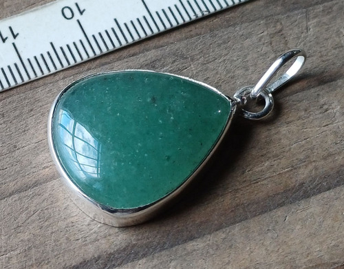 Dije Plata Jade Tailandia Auténtico Equilibrio Elegancia 25 Plateado