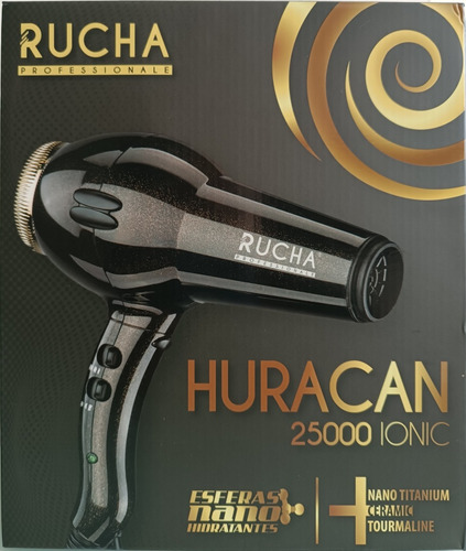 Secador Rucha Profesional Huracán 2500 Ionic