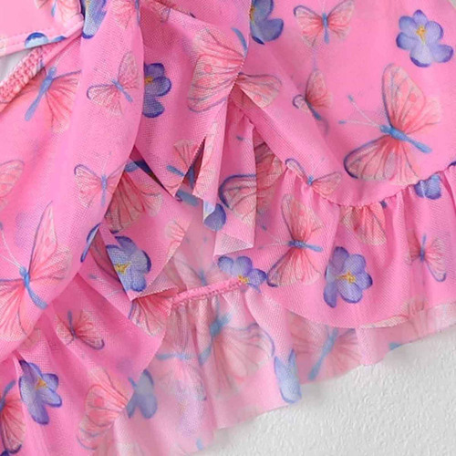 Traje De Baño Para Bebés Y Niñas, Traje De Baño Con Falda Es
