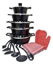 Comprar Ollas Suprema Con Revestimiento 100% En Mármol 10 Pcs
