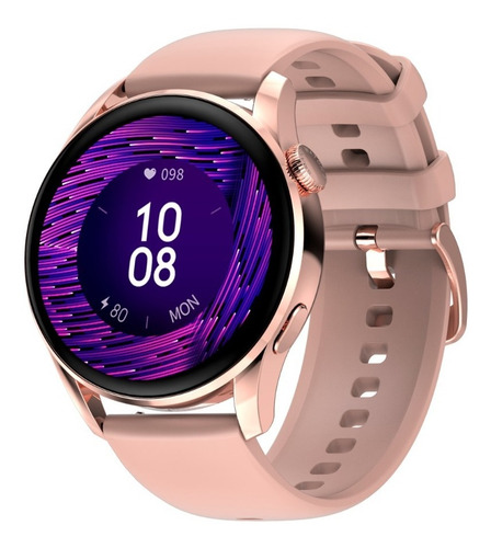 Imagen 2 de 9 de Reloj Inteligente Dt3 Mujer Elegante Llamadas Ecg Sumergible