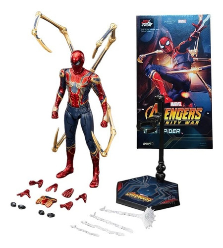 Figura Articulada Hombre Araña Juguete Accion Escala 1/10