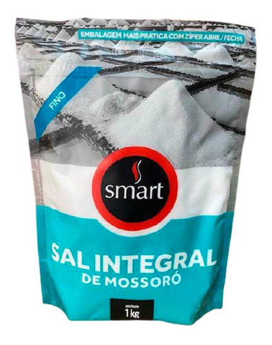 Sal Fino Integral De Mossoró  Smart 1kg