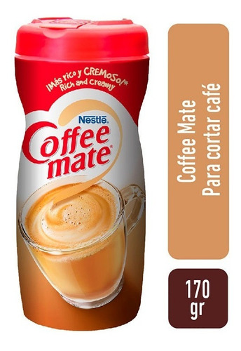 Coffee Mate Crema En Polvo X 170 Gr