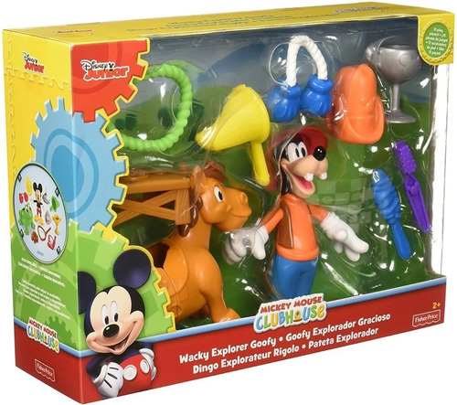 Goofy Figura Explorador Gracioso Disney Mickey Fisher Price