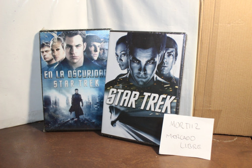 Set Dvd Star Trek + Star Trek Oscuridad Viaje Estrellas Cine