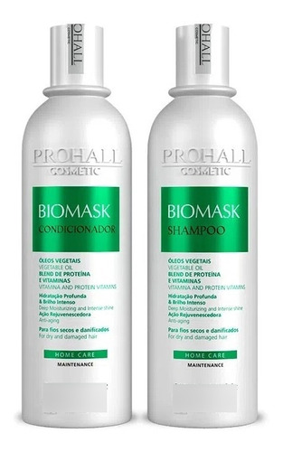 Prohall Kit Shampoo E Condicionador Ultra Hidratant Biomask