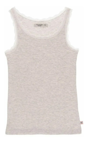 Musculosa Algodón Niño Wanama Paulina Girls Gris Me