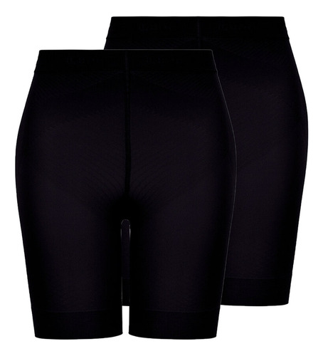 Kit Com 2 Shorts Feminino Modelador Up Line Loba 5690-003