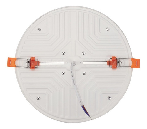 Kit 3 Plafon Led Redondo 32w 3000k, 2 Em 1 Sem Borda F2441