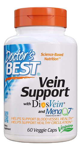 Suplemento De Venas + Diosvein Doctor's Best 60 Veggie Caps