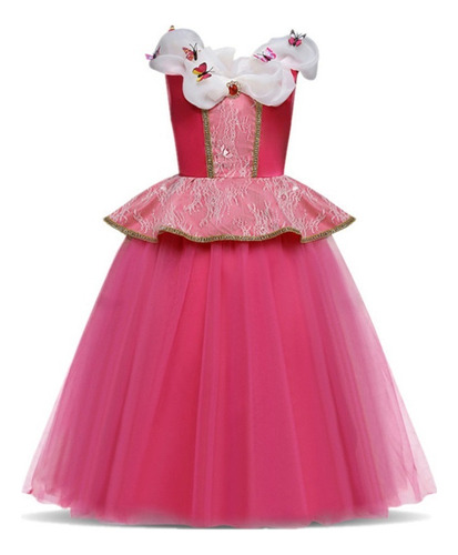 Vestido De Bella Durmiente Para Niña, Vestido De Cumpleaños