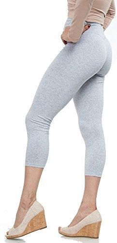 Malvina Lush Moda Leggings Capri De Algodón