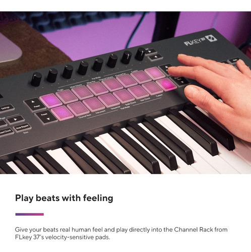 Teclado Midi Novation Flkey 37 - Integración Perfecta Con